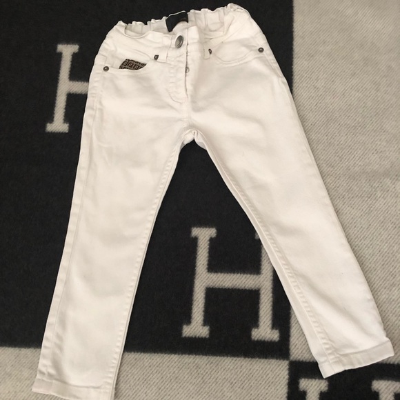fendi white jeans